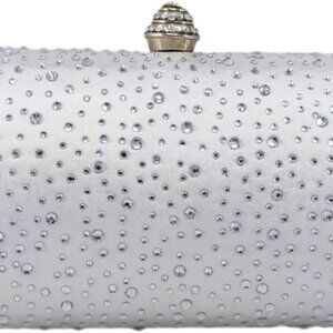 Crystal Clutch Purse for Women Formal Evening Bags Party Rhinestone Clutch Bag W